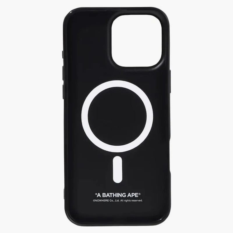 BAPE College iPhone 16 Pro Max Case Black