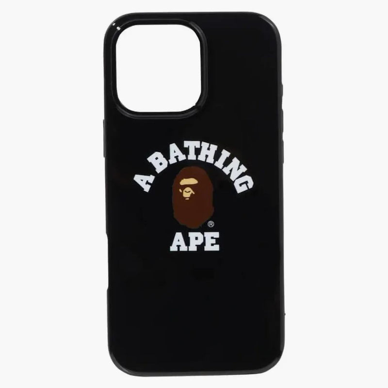 BAPE College iPhone 16 Pro Max Case Black