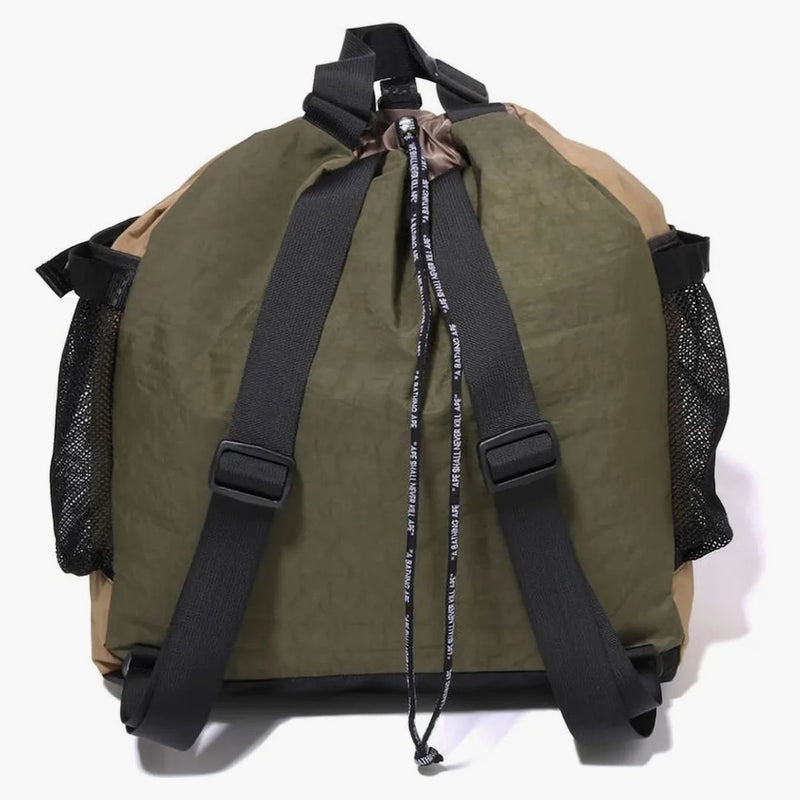 Bape Color Block Multi Bag bej