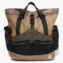 Bape Color Block Multi Bag Beige