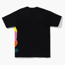 Bape Color Block Side Big Ape Head Tea Black Multi