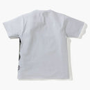 Bape Color Block Side Big Ape Head Tee (ss21/fw22) White/black