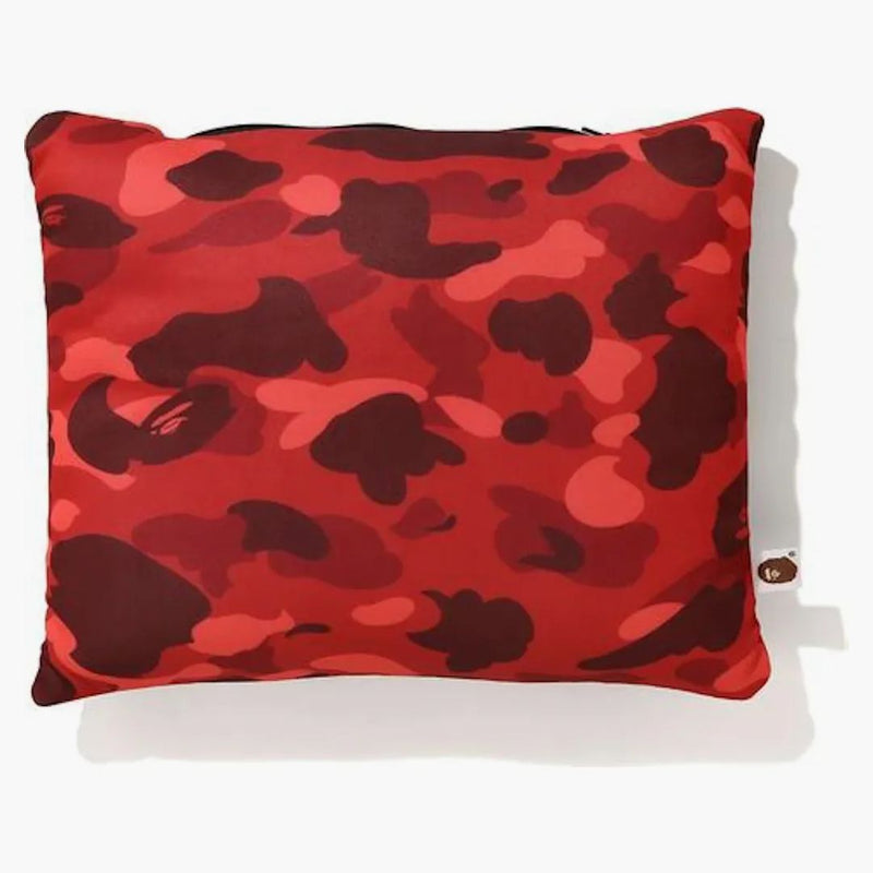 Bape Color Camo 2 Way Neck Pillow Red