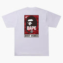 Bape Color Camo Bape Busy Works Tea White/Red
