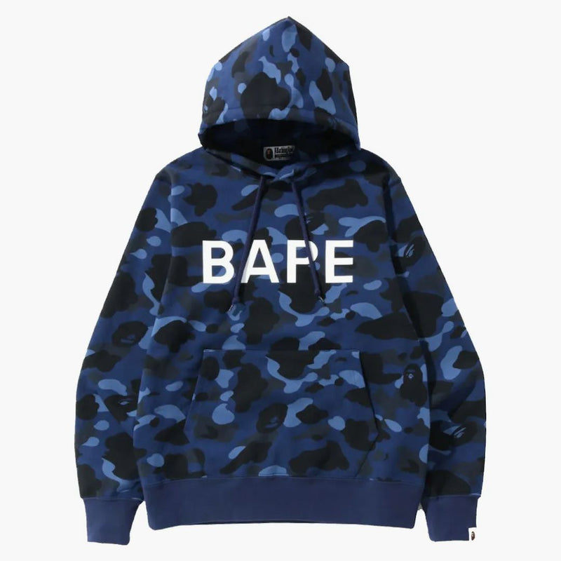Bape Color Camo Bape Pullover Hoodie (ss22) Navy