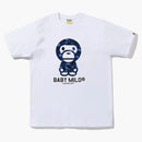 Bape Color Camo Baby Milo Tea (FW22) White Blue