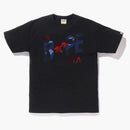 Bape Color Camo Bapesta Logo T-Shirt Black