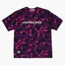 Bape Color Camo koupání lidoop uvolněné fit čaje fialové