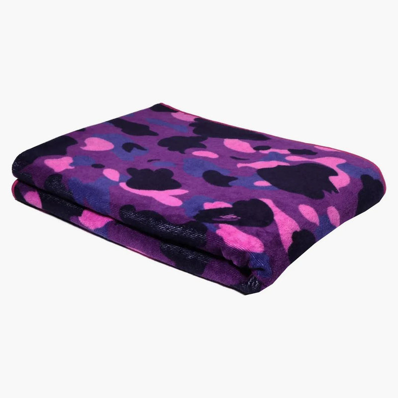 BAPE Color Camo Beach Toall (SS22) Púrpura