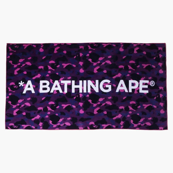 BAPE Color Camo Beach Toall (SS22) Púrpura
