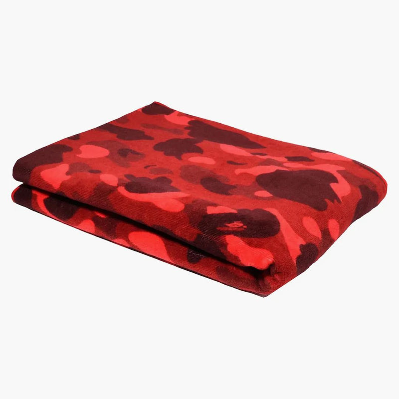 BAPE Color Camo Beach Toall (SS22) Rojo