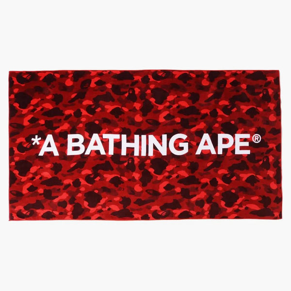 BAPE Color Camo Beach Toall (SS22) Rojo