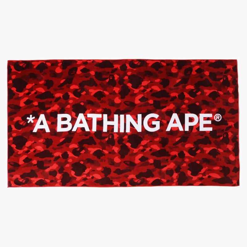 BAPE Color Camo Beach Toall (SS22) Rojo