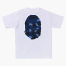 Bape Color Camo Big Ape Head Tee (fw25) White/navy
