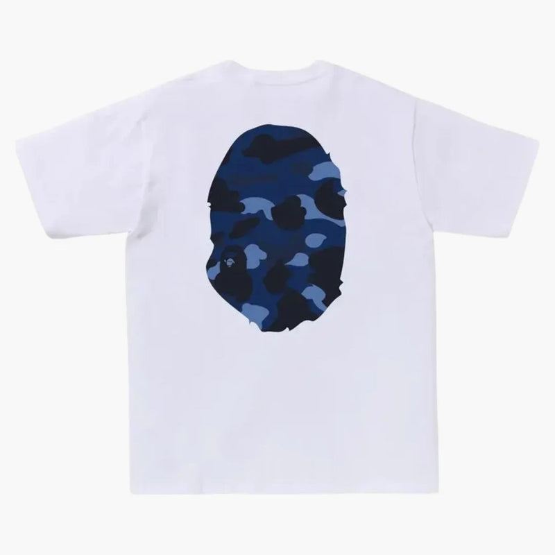 Bape Color Camo Big Ape Head Tee (fw25) White/navy
