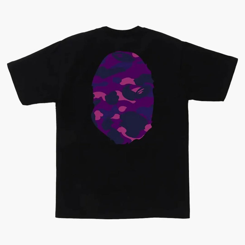Bape Color Camo Big Ape Head Tee Black/purple