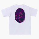 Bape Color Camo Big Ape Head Tee White/purple