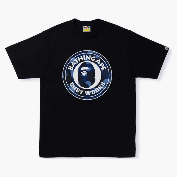Bape Color Camo Busy Works Tea (SS22) Black Double Navy