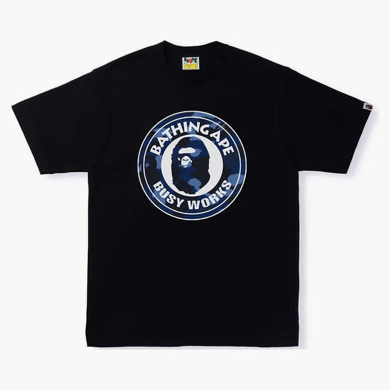 Bape Color Camo Busy Works Tea (SS22) Black Double Navy