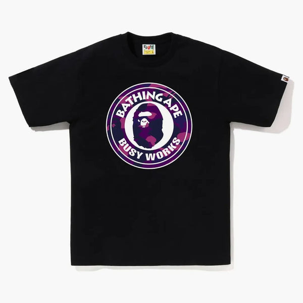 Bape Color Camo Busy Works Tea (SS23) Black Purple