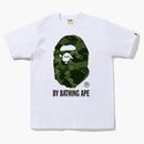 Bape Color Camo by Bathing Ape Tee (FW22) White Green