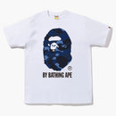 Bape Color Camo by Bathing Ape Tee (FW22) White Navy