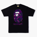 Bape Color Camo by Bathing Ape Tee (SS22) Black Purple
