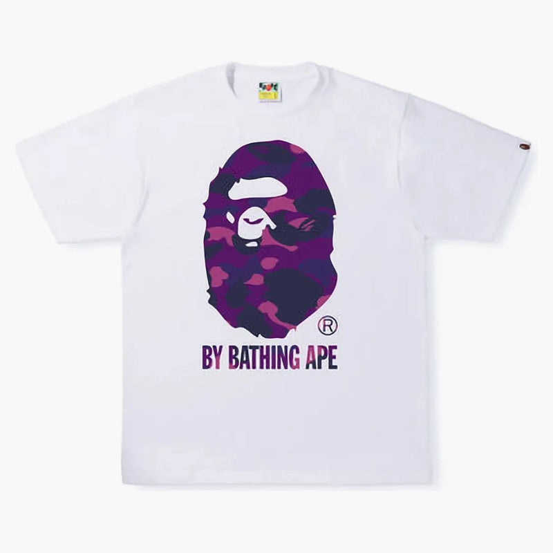 Bape Color Camo koupajícím lidoope čaj (SS22) bílá fialová