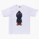 Bape Color Camo Classic Milo Shark Tee White/navy