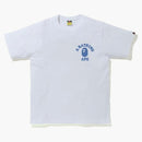 Bape Color Camo College ATS Tee White/Navy