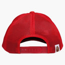 Bape Color Camo College Mesh Cap Red