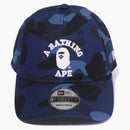 Bape Color Camo College New Era 9twenty Cap (FW22) Navy