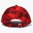 Bape Color Camo College New Era 9twenty Cap (FW22) Red