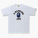 Bape Color Camo College Tee (fw20) White/navy