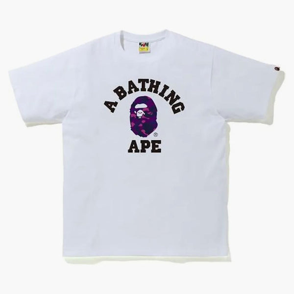 Bape Color Camo College Tea (FW20) bianco/viola