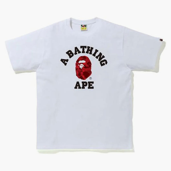 Bape Color Camo College Tea (FW20) White/Red