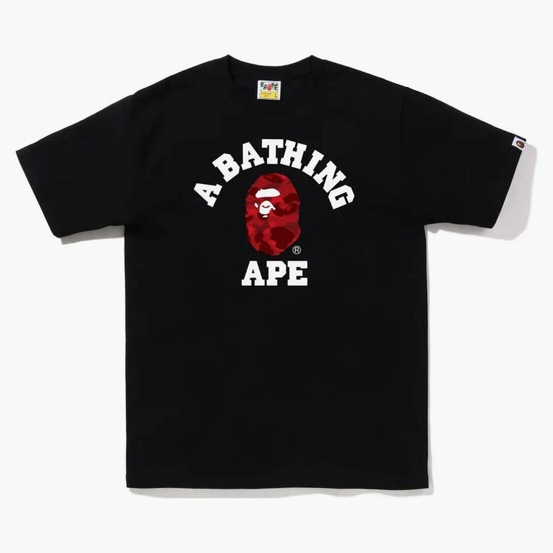 Bape Color Camo College Tea (FW22) Black Red