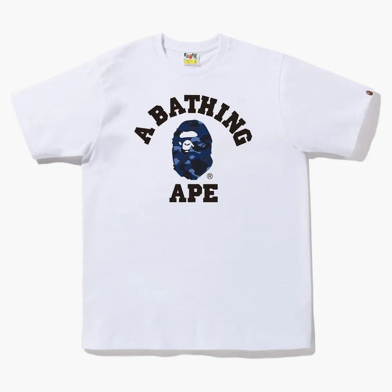 Bape Color Camo College Tea (FW22) White Blue