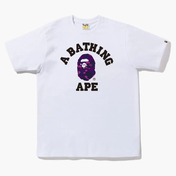Bape Color Camo College Tea (FW22) White Purple