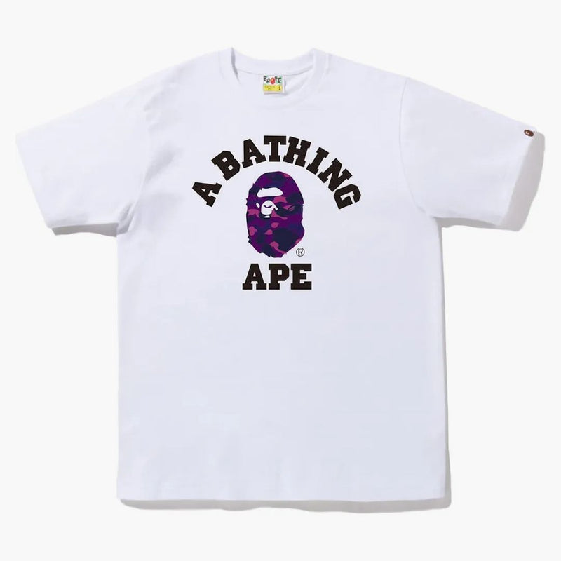 Bape Color Camo College Tea (FW22) White Purple