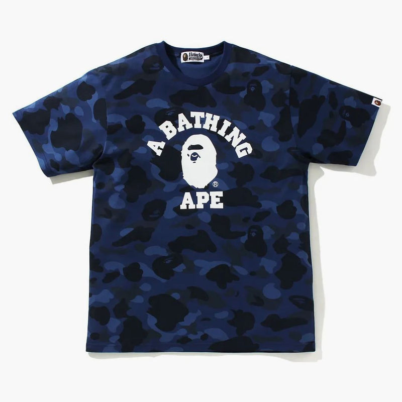 Bape Color Camo College Tea (SS21) Navy