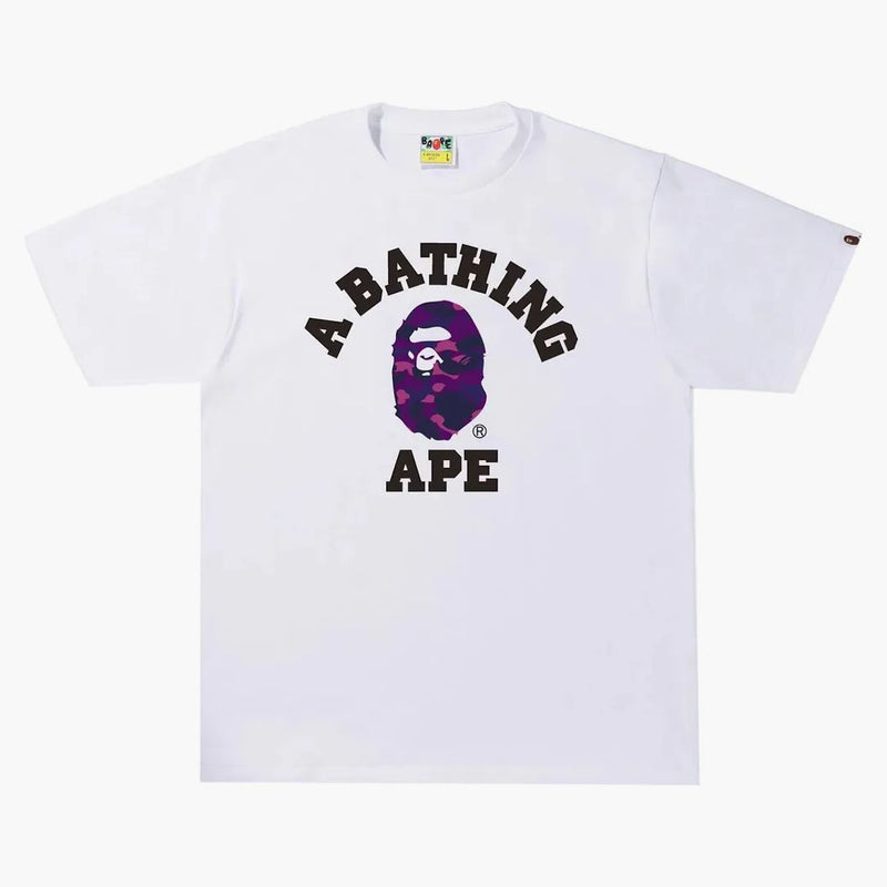 Bape Color Camo College Tea (SS22) bianco/viola