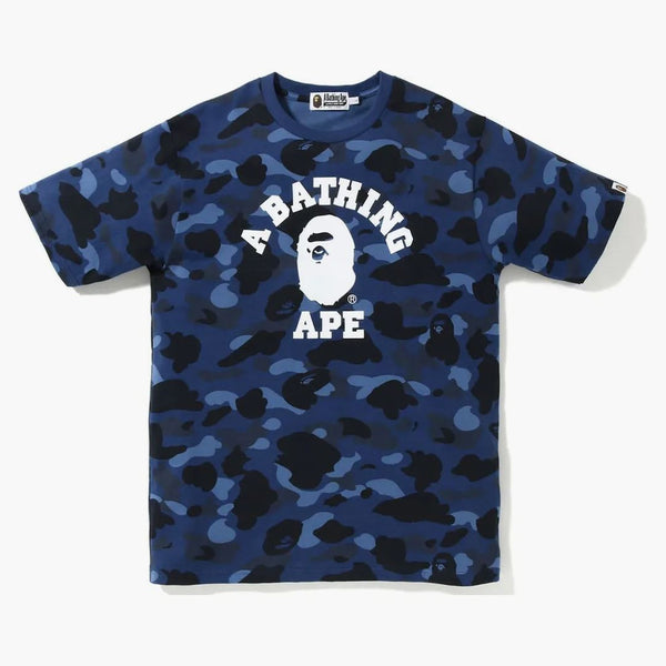 Bape Color Camo College Tea (SS23) Navy
