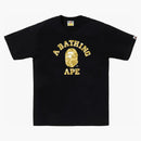 Bape Color Camo College Tee (ss24) Black/yellow