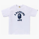 Bape Color Camo College Tee (ss24) White/navy