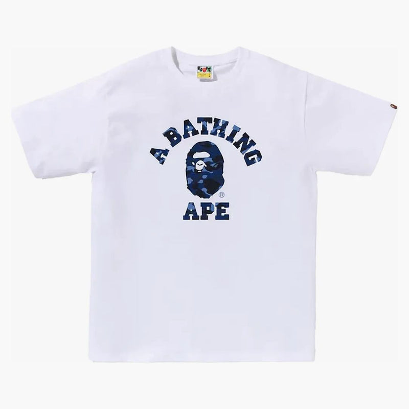 Bape Color Camo College Tee (ss24) White/navy
