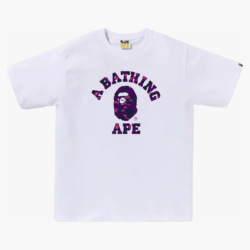 Bape Color Camo College Tea (SS24) bílá/fialová