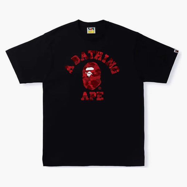 Bape Color Camo College Tea Black Red