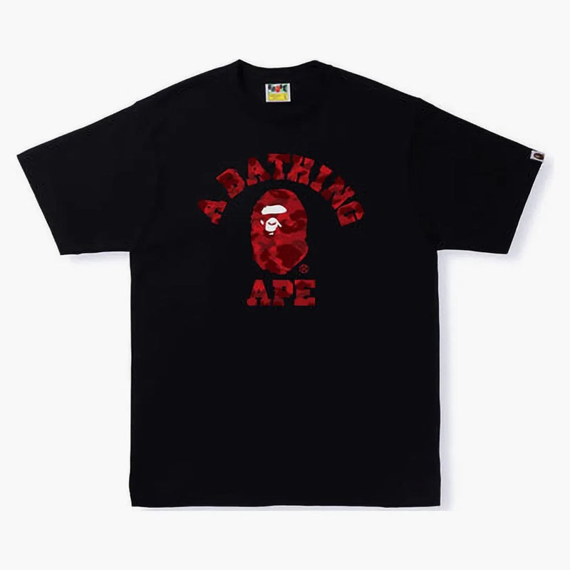 Bape Color Camo College Tea Black Red