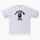 Bape Color Camo College Tee White/Blue